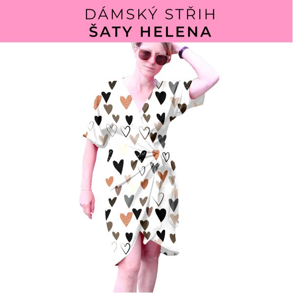 Dámský střih na šaty  Helena
