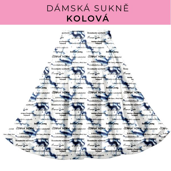DÁMSKÝ střih - Kolová sukně