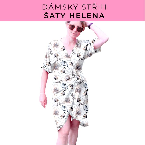Dámský střih na šaty  Helena
