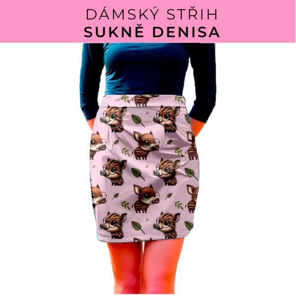 Dámský střih - Dámská sukně Denisa