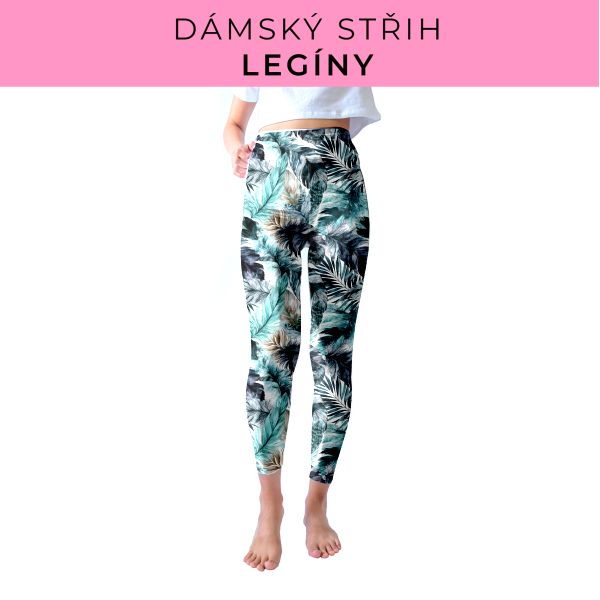 DÁMSKÝ střih - legíny SPORT - SLIM FIT