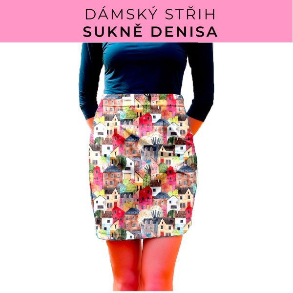 Dámský střih - Dámská sukně Denisa
