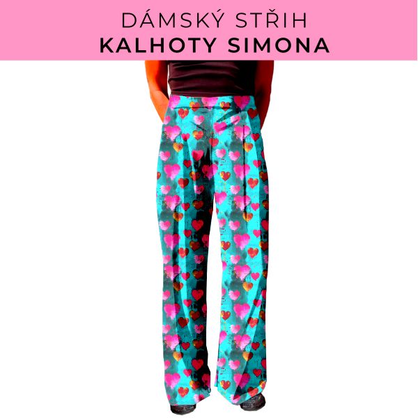 Dámský střih - kalhoty Simona