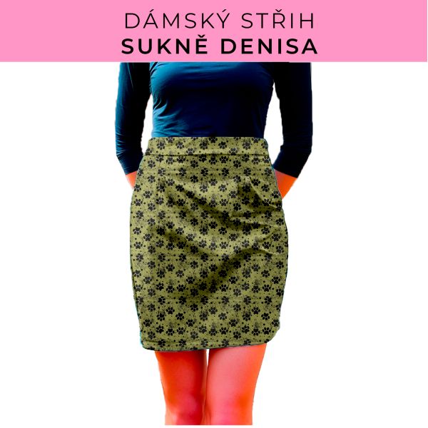 Dámský střih - Dámská sukně Denisa