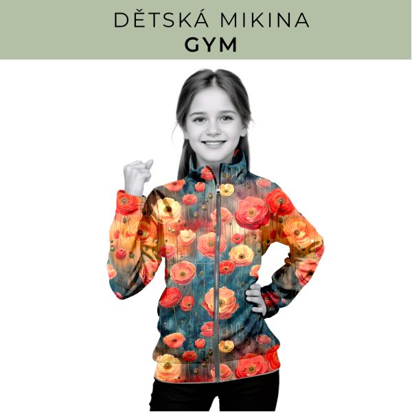 Dětská střih - mikina GYM