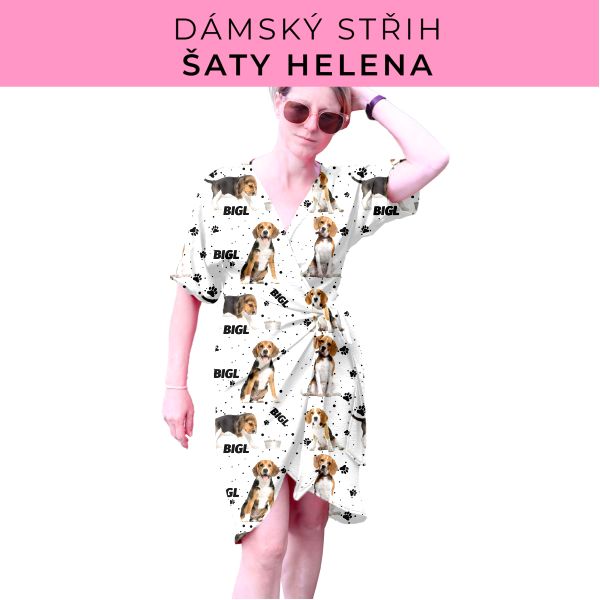Dámský střih na šaty  Helena