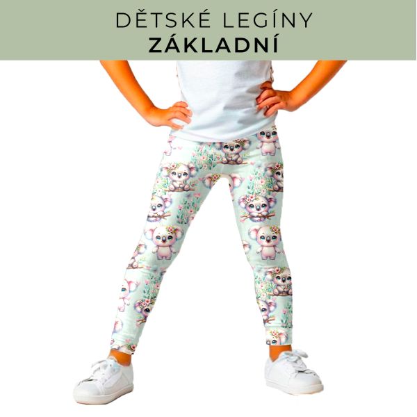 DĚTSKÝ střih - legíny základní