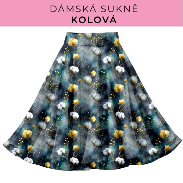 DÁMSKÝ střih - Kolová sukně