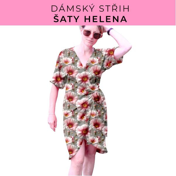 Dámský střih na šaty  Helena
