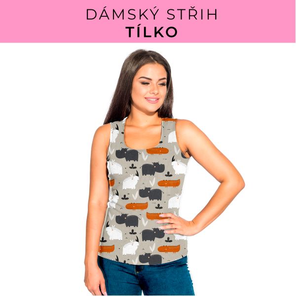 DÁMSKÝ střih - Tílko a kalhoty 