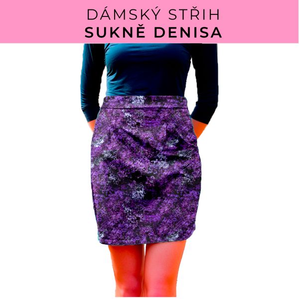 Dámský střih - Dámská sukně Denisa