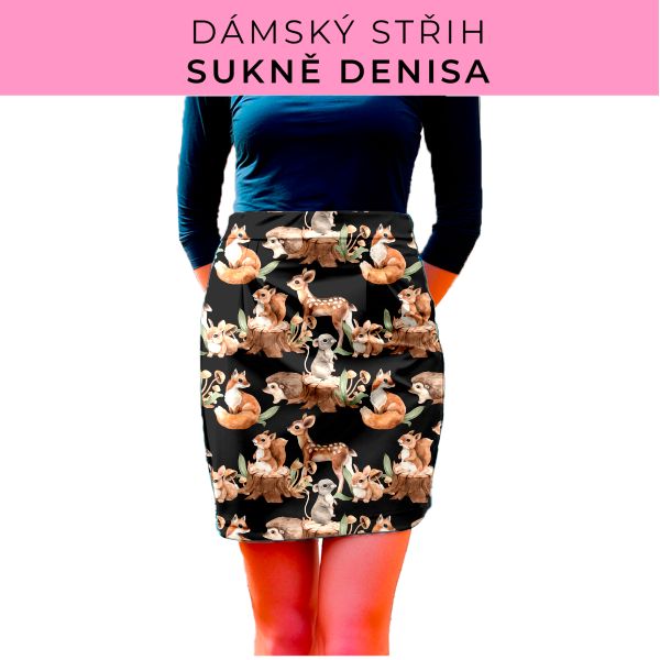 Dámský střih - Dámská sukně Denisa