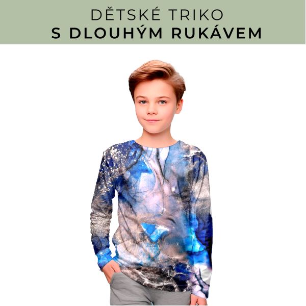 DĚTSKÝ střih - triko dlouhý rukáv