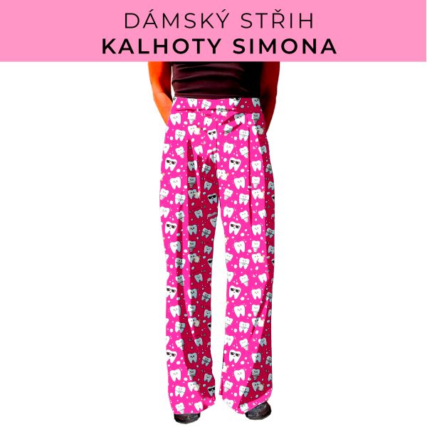 Dámský střih - kalhoty Simona