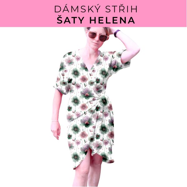 Dámský střih na šaty  Helena