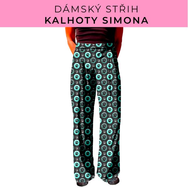 Dámský střih - kalhoty Simona