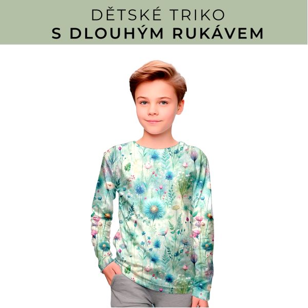DĚTSKÝ střih - triko dlouhý rukáv