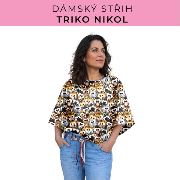 Dámský střih -  triko Nikol