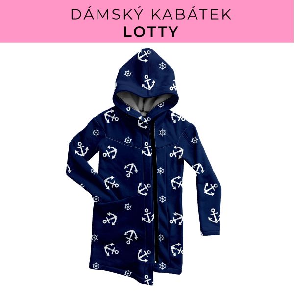 DÁMSKÝ střih - Kabátek Lotty