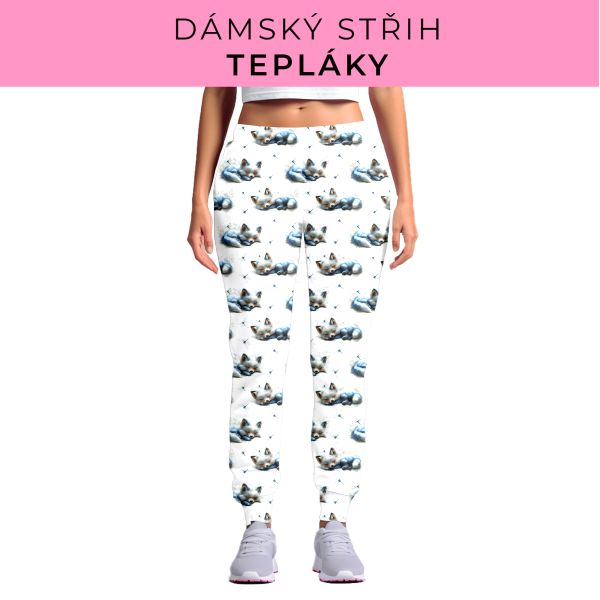 DÁMSKÝ střih - tepláky