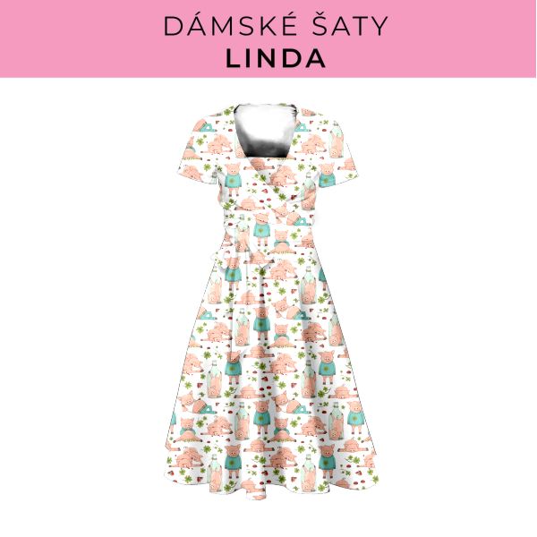 DÁMSKÝ střih - šaty Linda