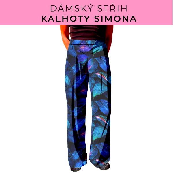 Dámský střih - kalhoty Simona