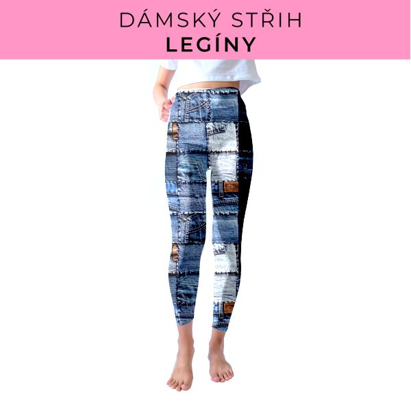 DÁMSKÝ střih - legíny SPORT - SLIM FIT