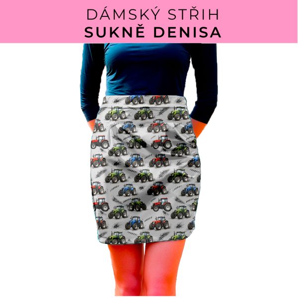Dámský střih - Dámská sukně Denisa