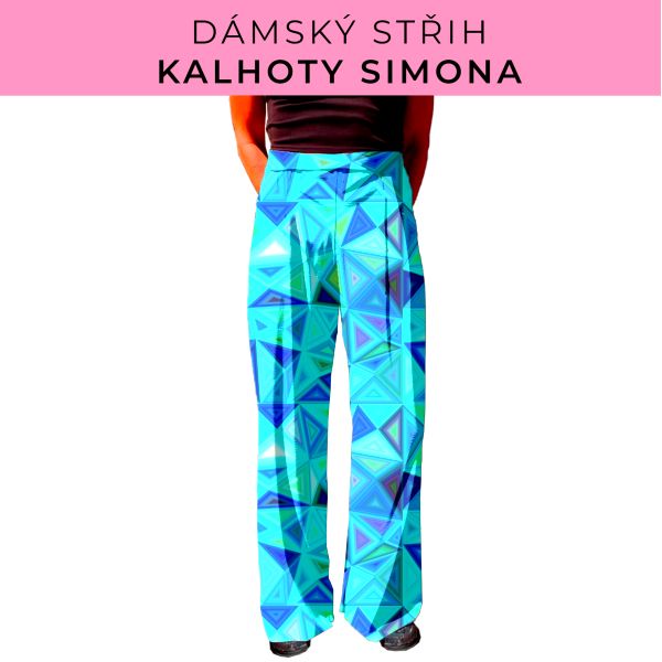 Dámský střih - kalhoty Simona