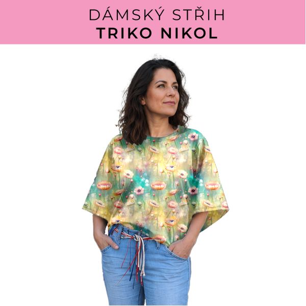Dámský střih -  triko Nikol