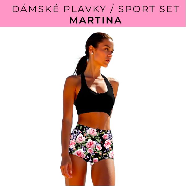 Dámský střih - plavky / sportovní set Martina