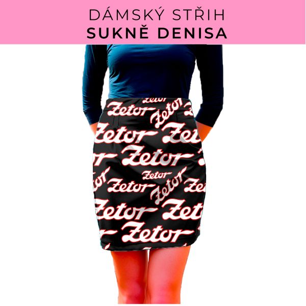 Dámský střih - Dámská sukně Denisa