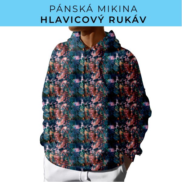 PÁNSKÝ střih - mikina s kapucí