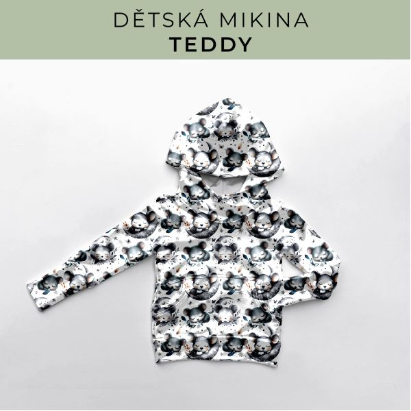 DĚTSKÝ střih - Mikina Teddy