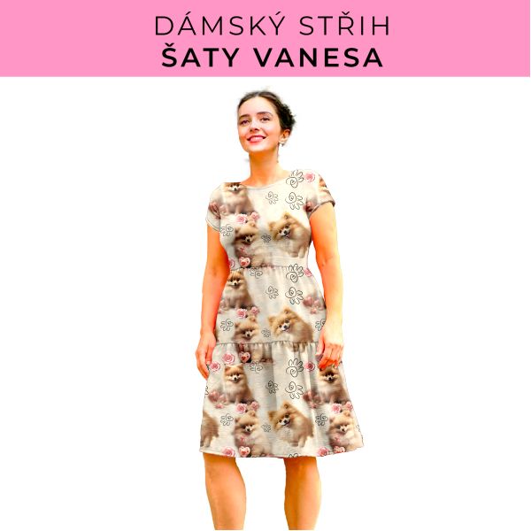Dámský střih šaty Vanesa