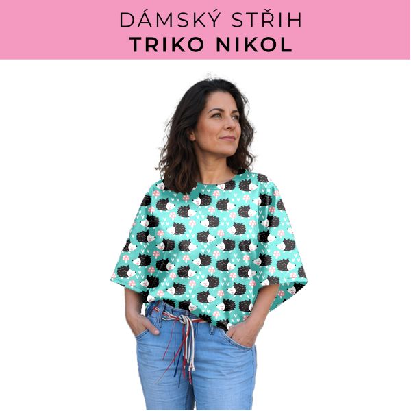 Dámský střih -  triko Nikol