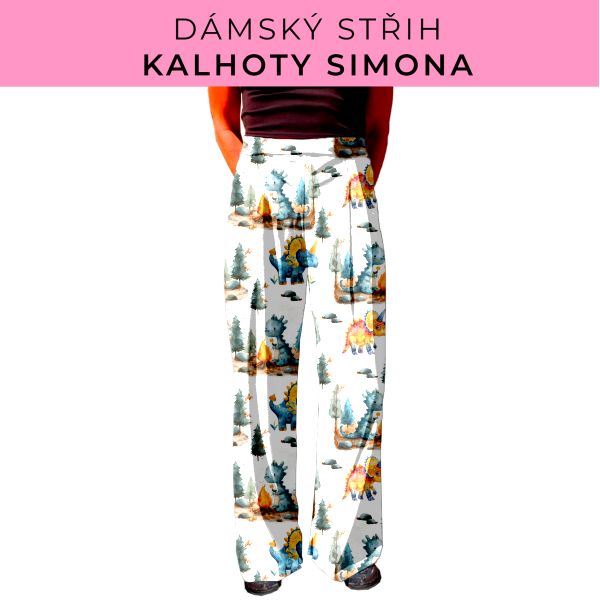 Dámský střih - kalhoty Simona