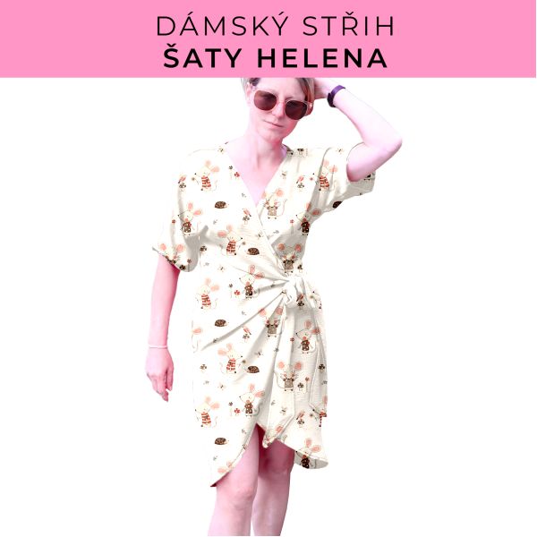 Dámský střih na šaty  Helena