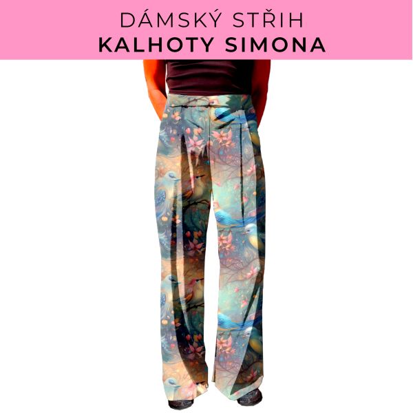 Dámský střih - kalhoty Simona