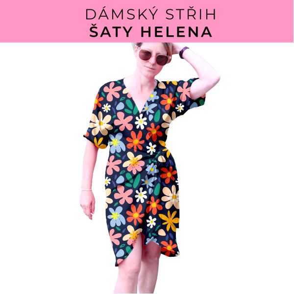 Dámský střih na šaty  Helena