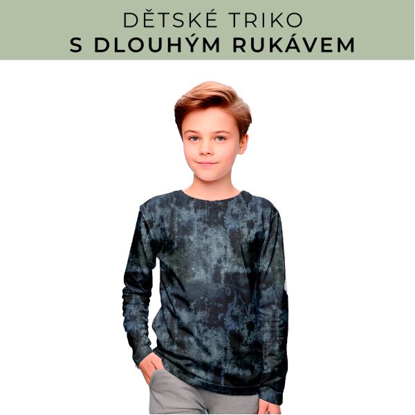 DĚTSKÝ střih - triko dlouhý rukáv
