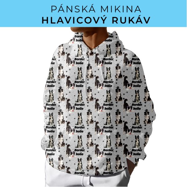 PÁNSKÝ střih - mikina s kapucí