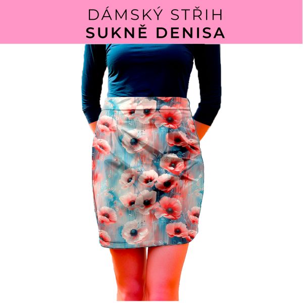 Dámský střih - Dámská sukně Denisa