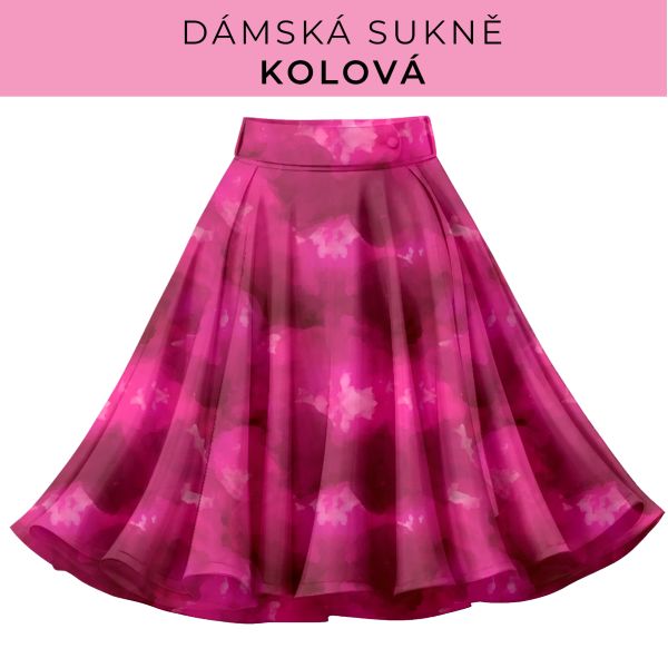 DÁMSKÝ střih - Kolová sukně