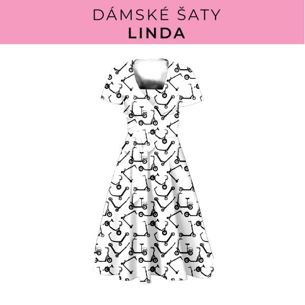 DÁMSKÝ střih - šaty Linda
