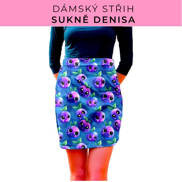 Dámský střih - Dámská sukně Denisa