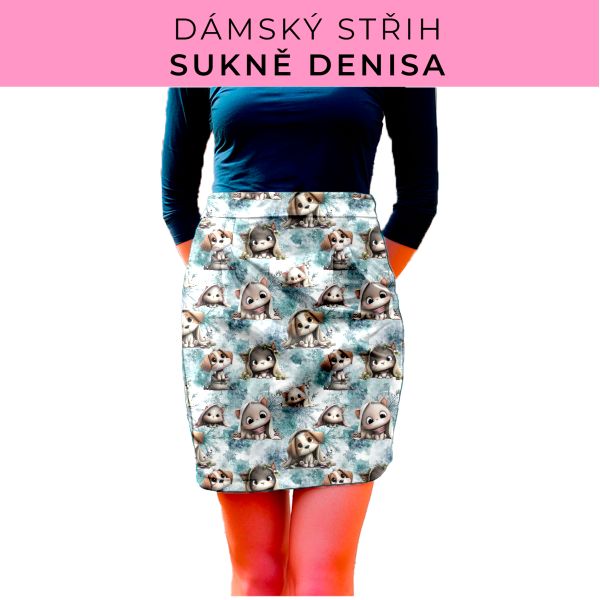 Dámský střih - Dámská sukně Denisa