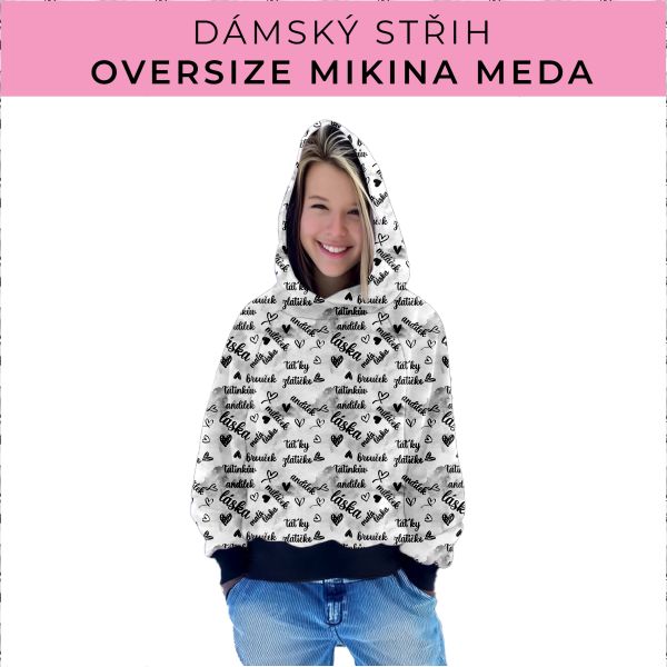 Dámský střih - mikina Meda