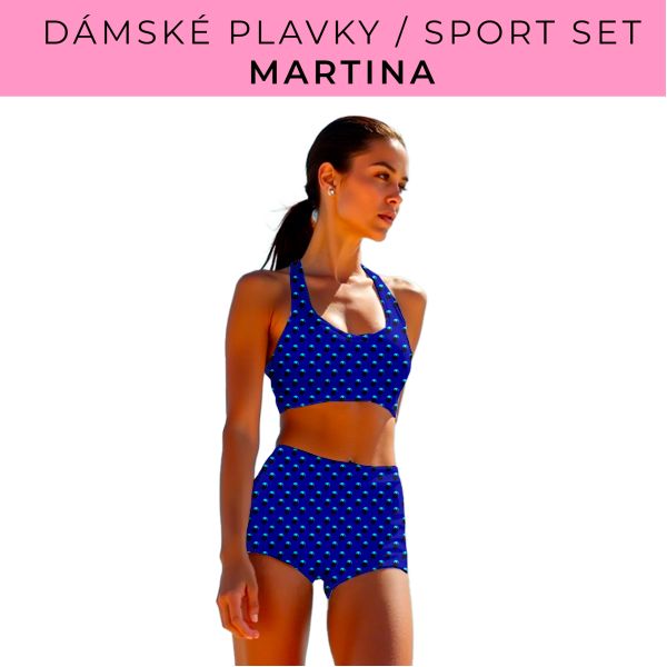 Dámský střih - plavky / sportovní set Martina