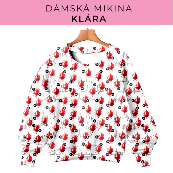 DÁMSKÝ střih - mikina Klára